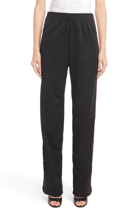 givenchy track pants red|givenchy track pants logo.